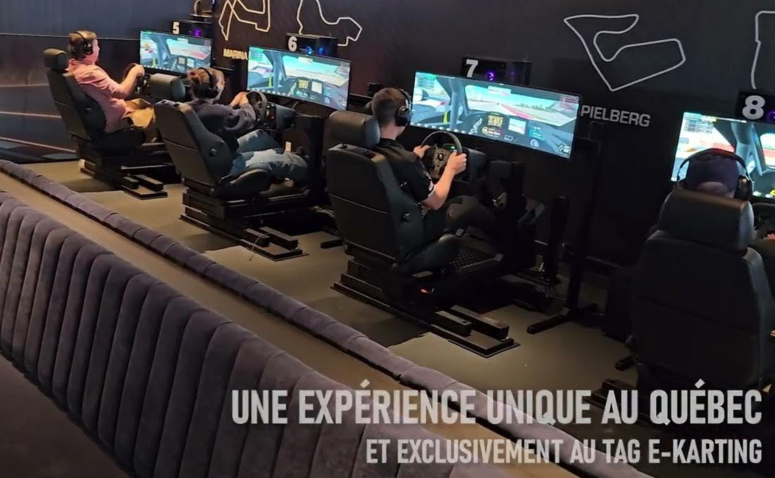 TAG E-Karting & Amusement | Salle de simulation